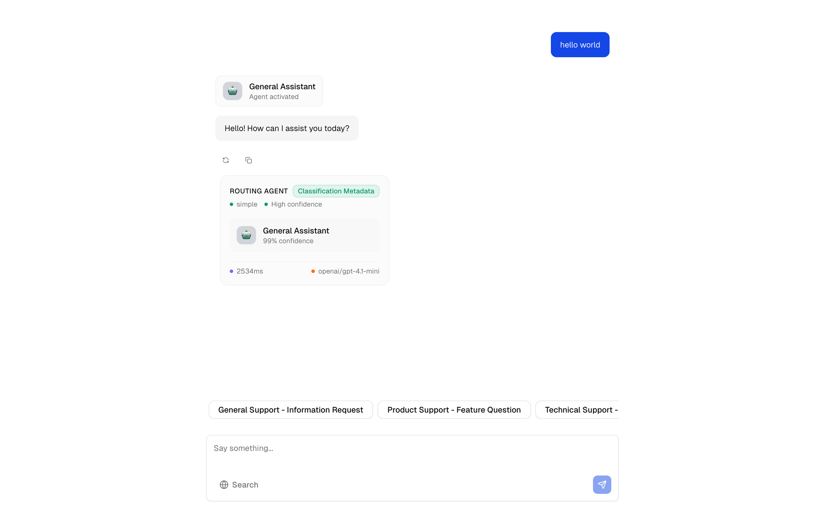 ai-agents-routing use cases example