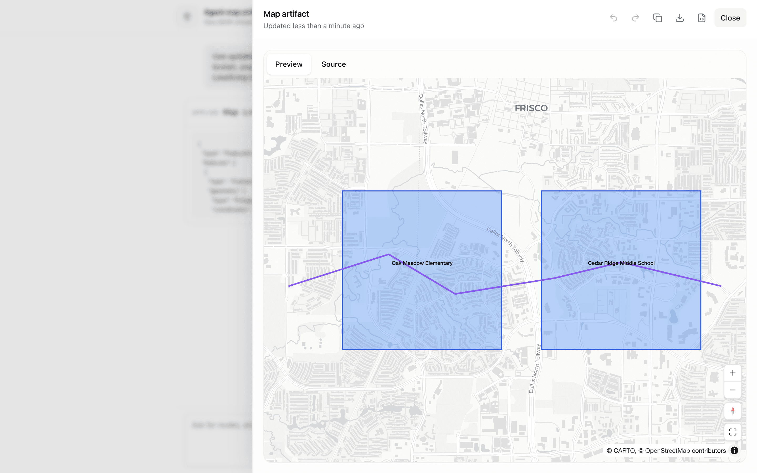 agent-map-artifact artifacts example