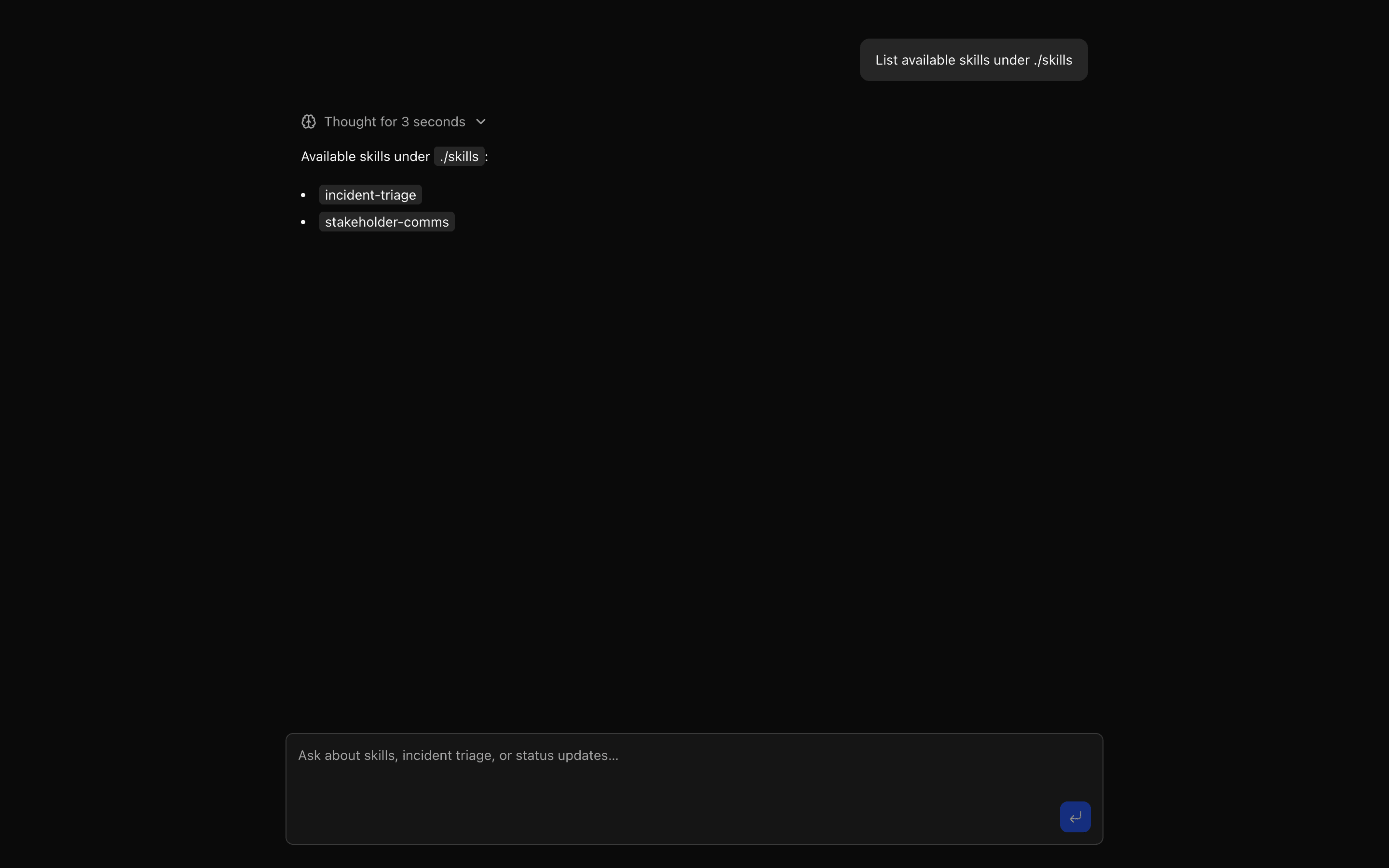 Just Bash Skills Agent preview
