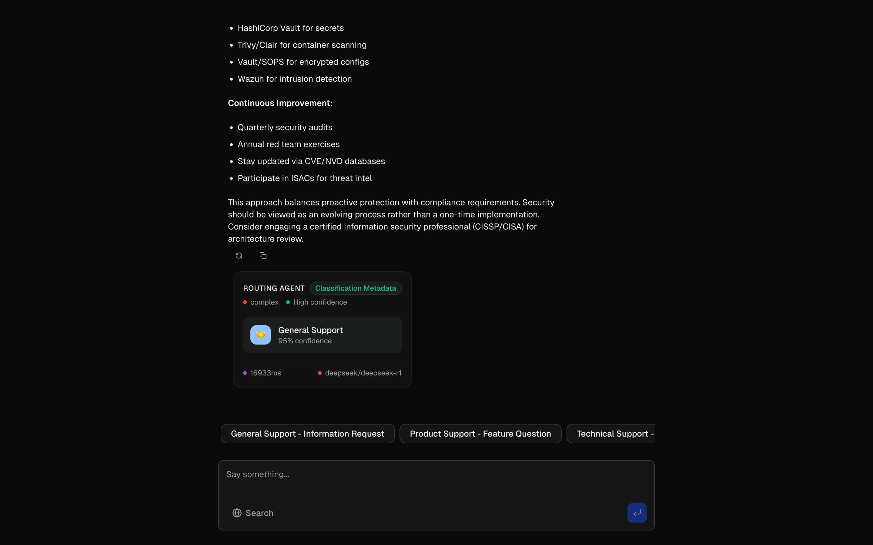 Agent Routing Pattern preview