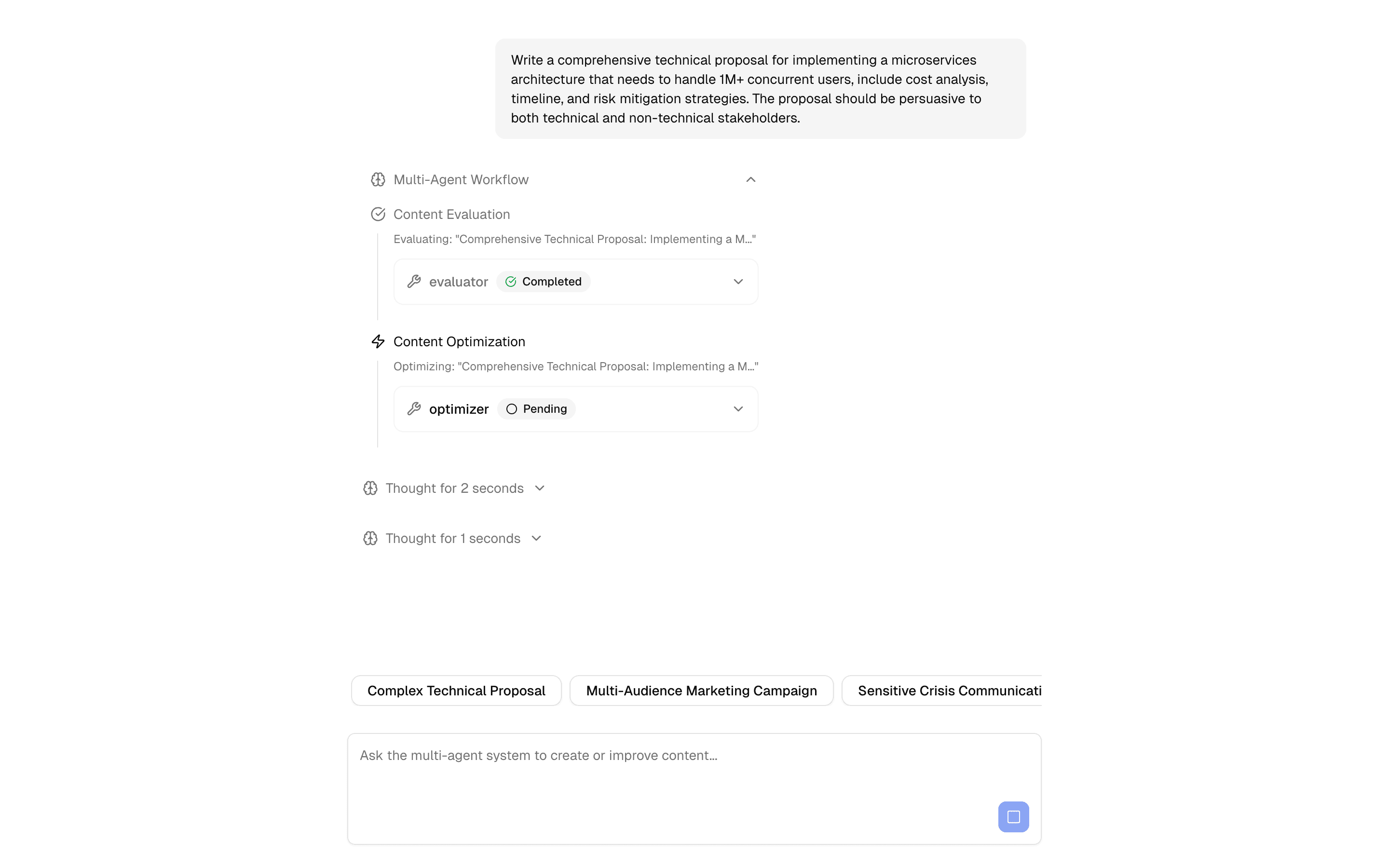 ai-chat-agent-evaluator-optimizer-pattern agents example