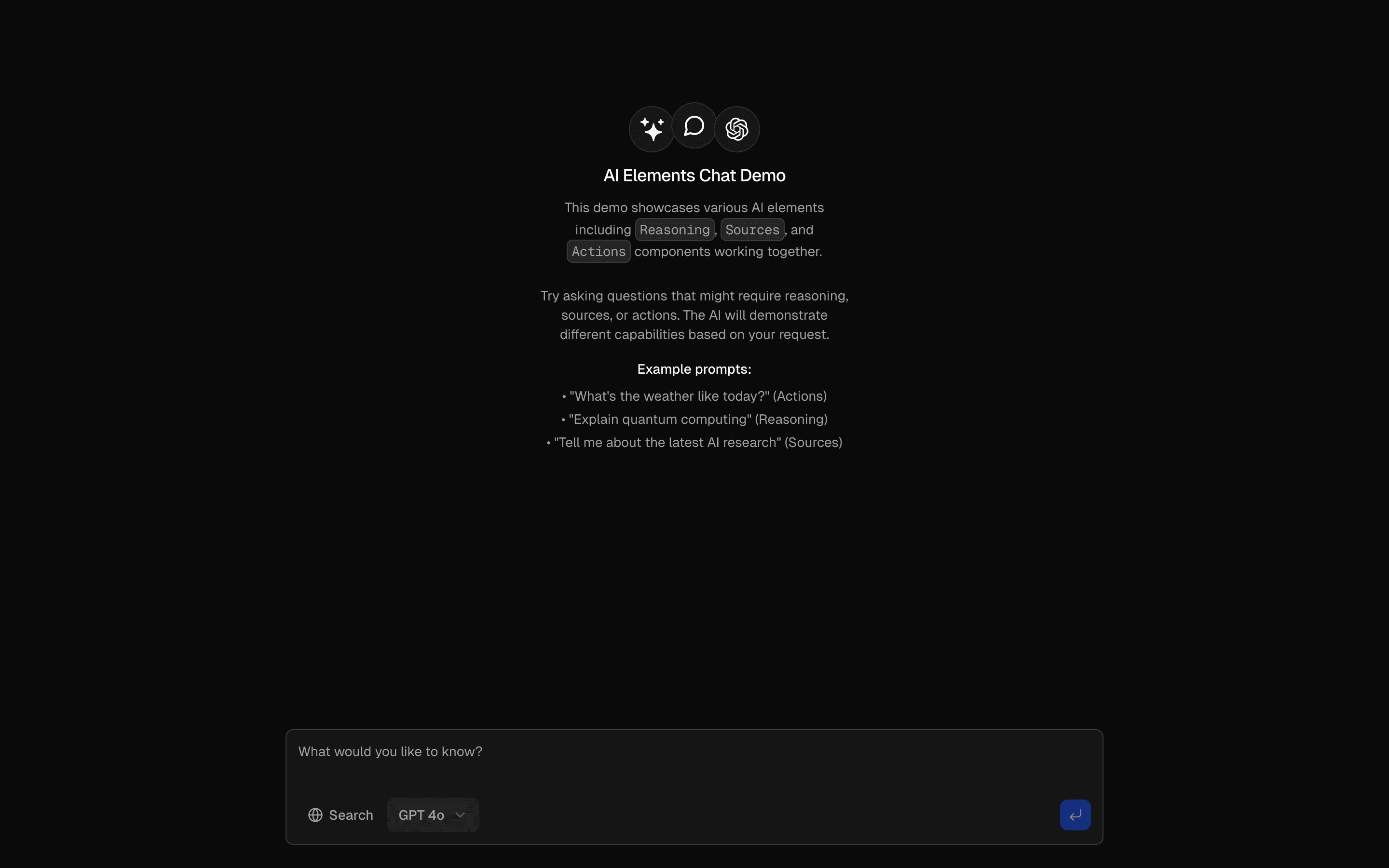 Basic Chat Interface preview