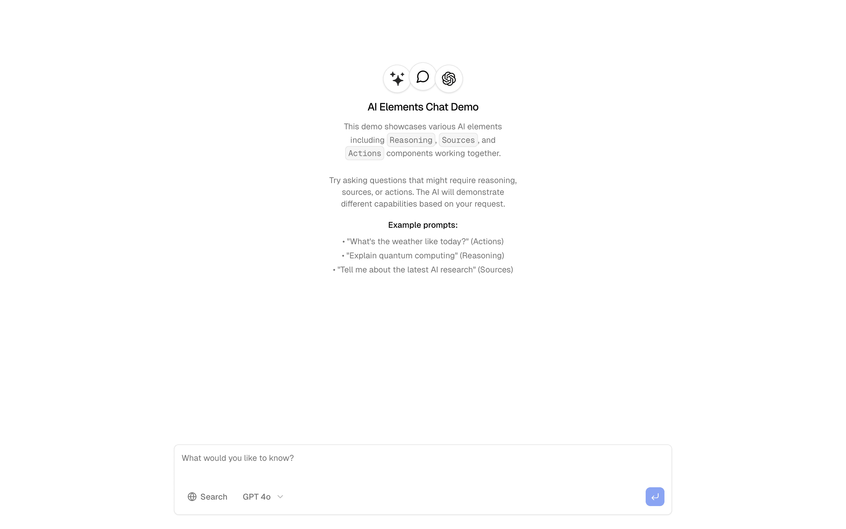 Basic Chat Interface preview