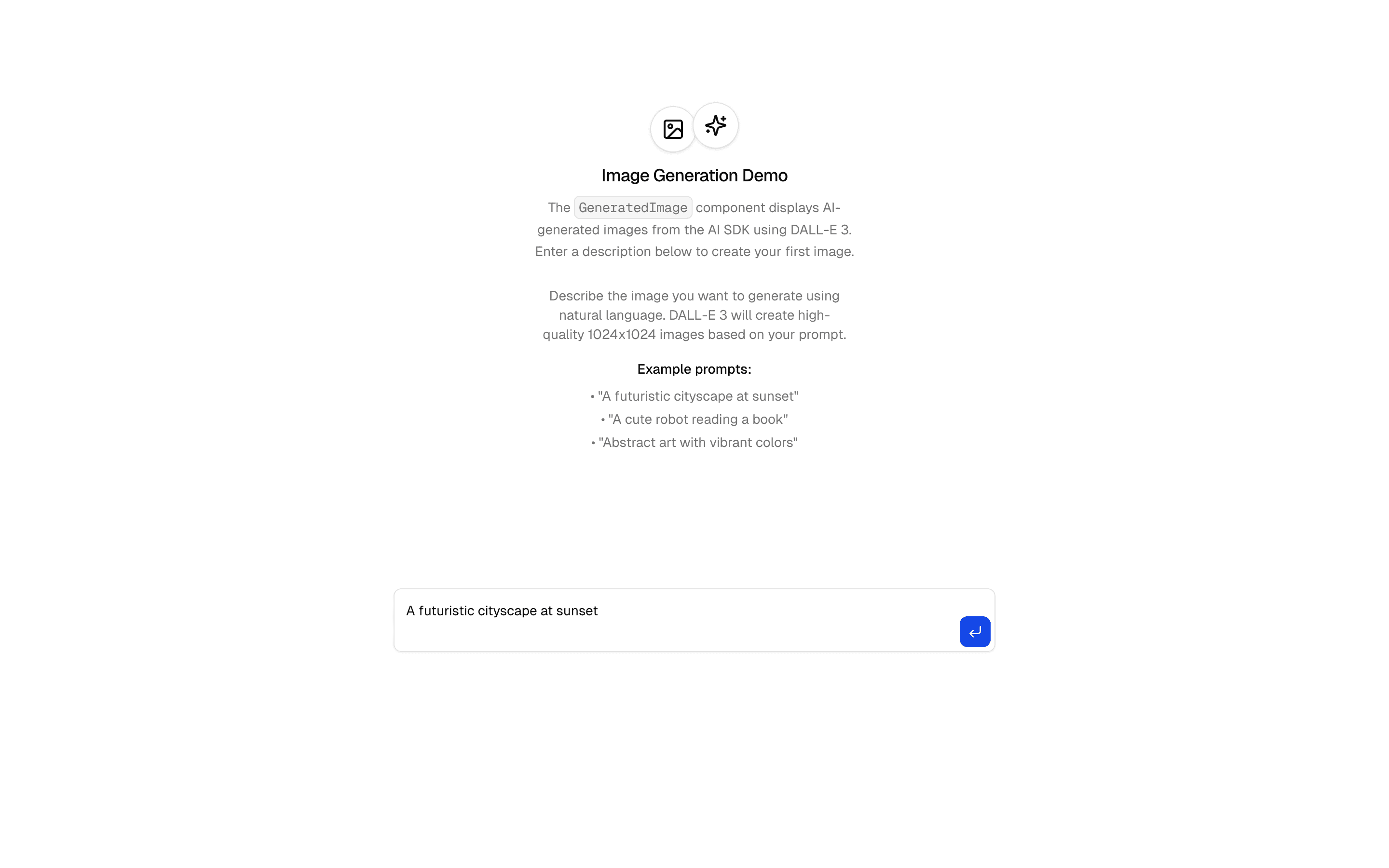 Image Generation Demo preview