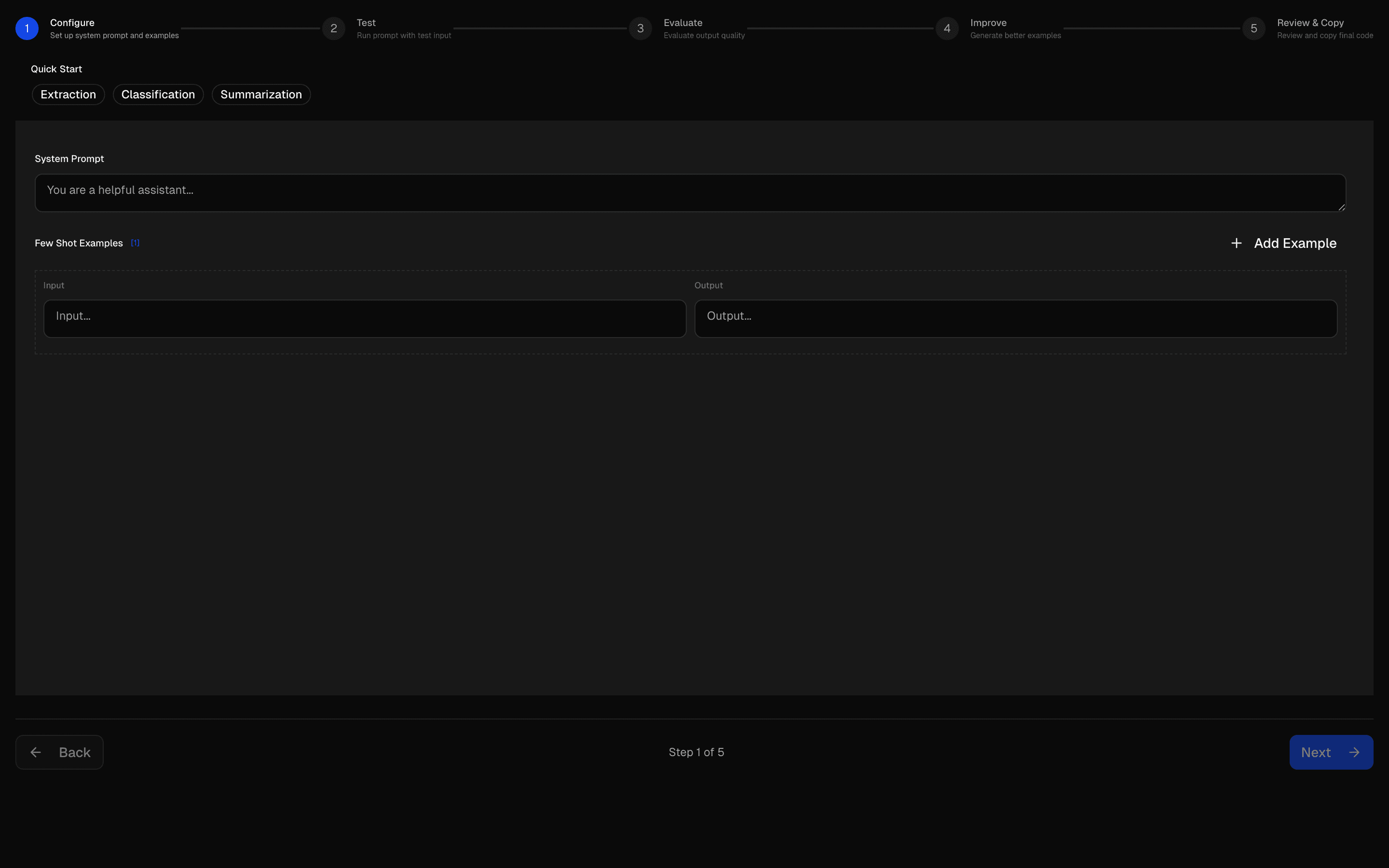 AI SDK Prompt Few-Shot Editor preview