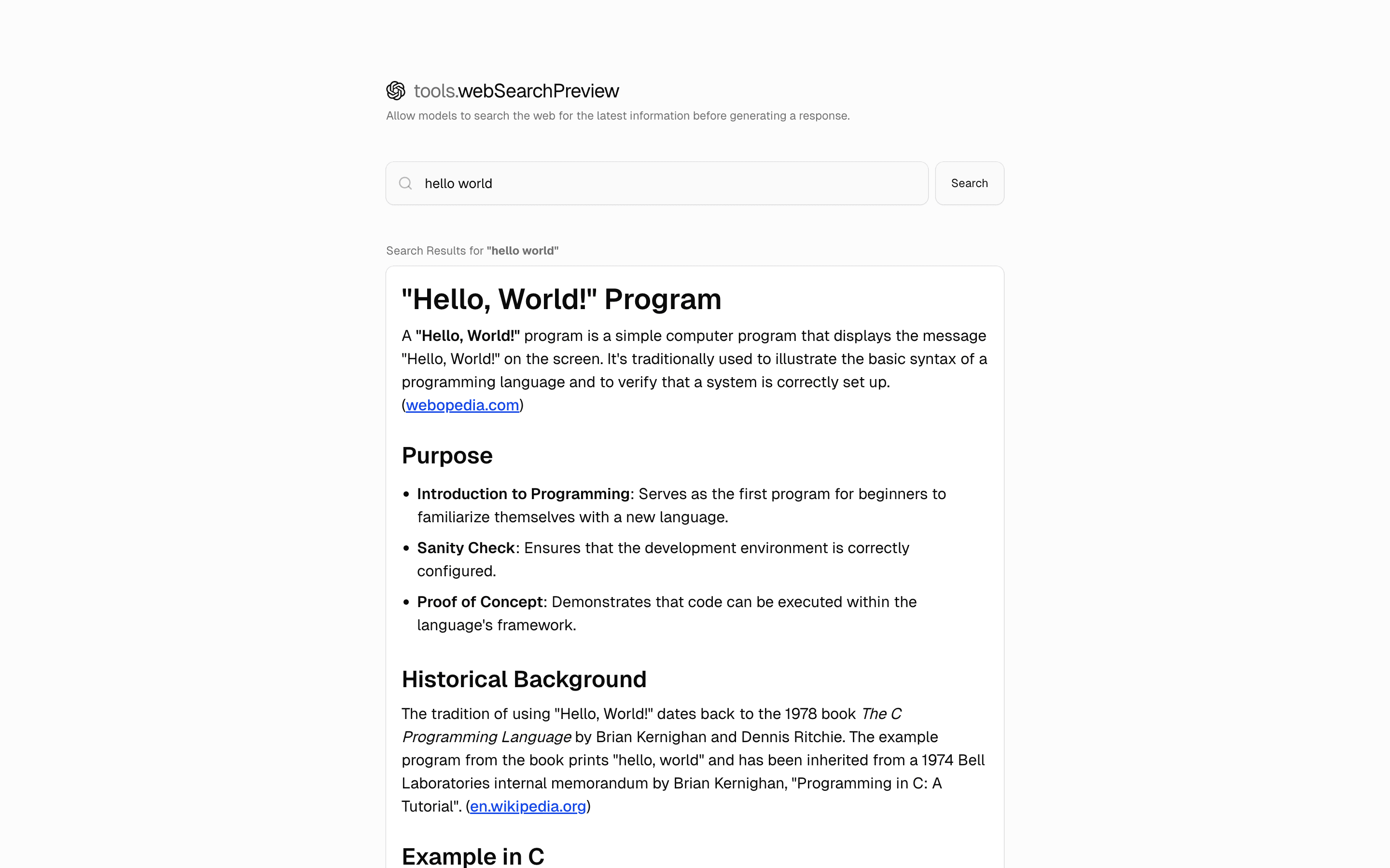 ai-websearch analysis example