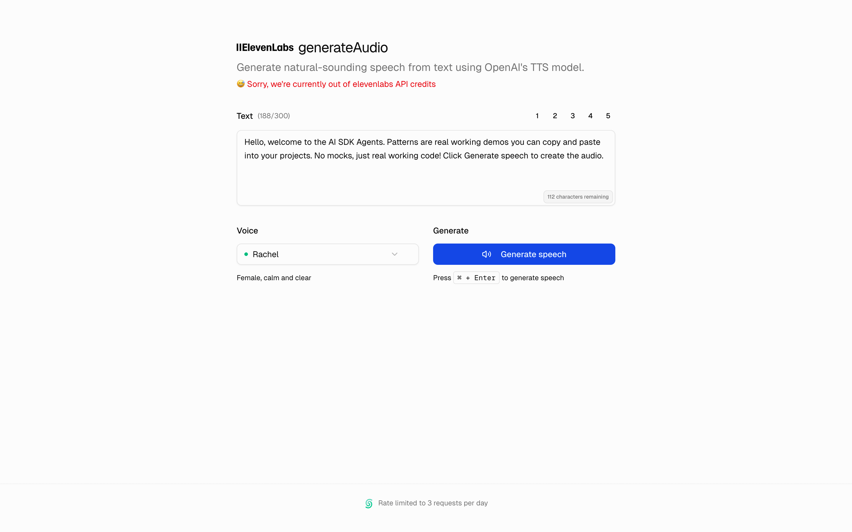 basics-generate-speech-elevenlabs free example
