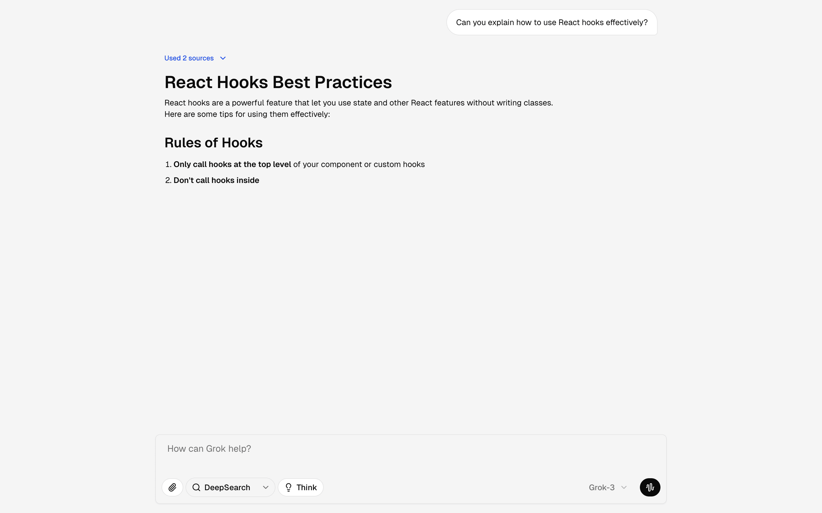 chat-grok free example