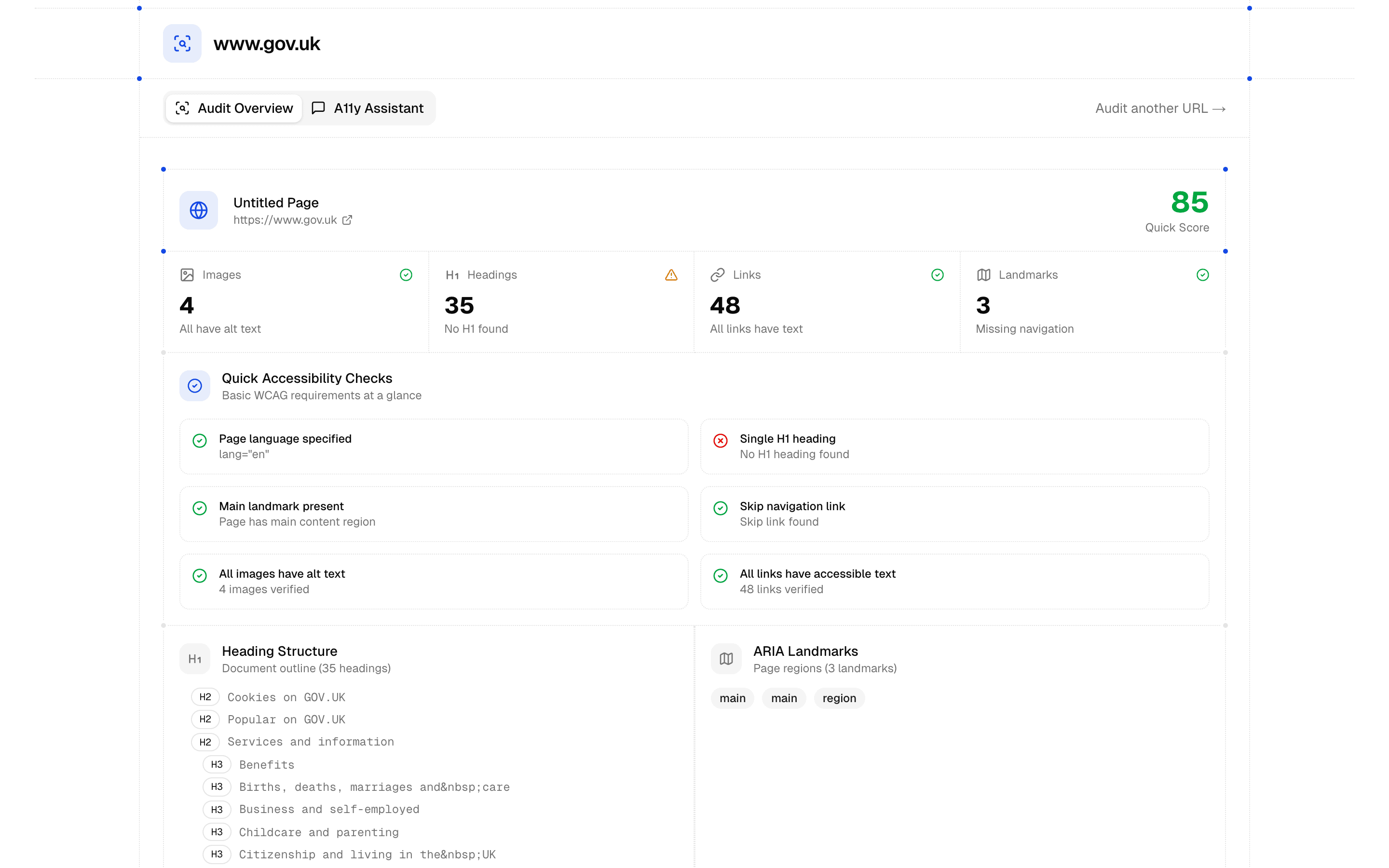 Accessibility Audit Agent preview