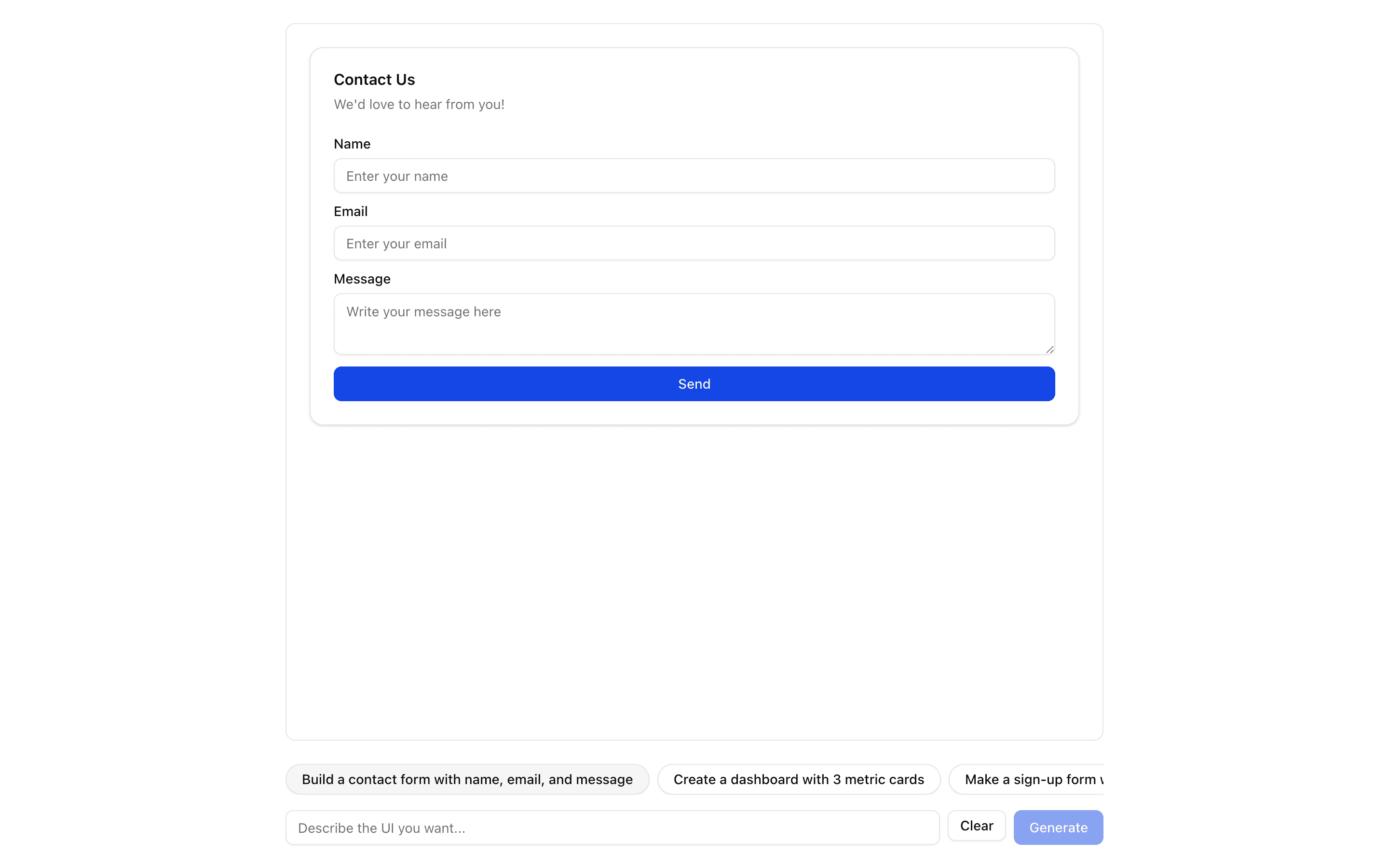 json-render-shadcn examples example