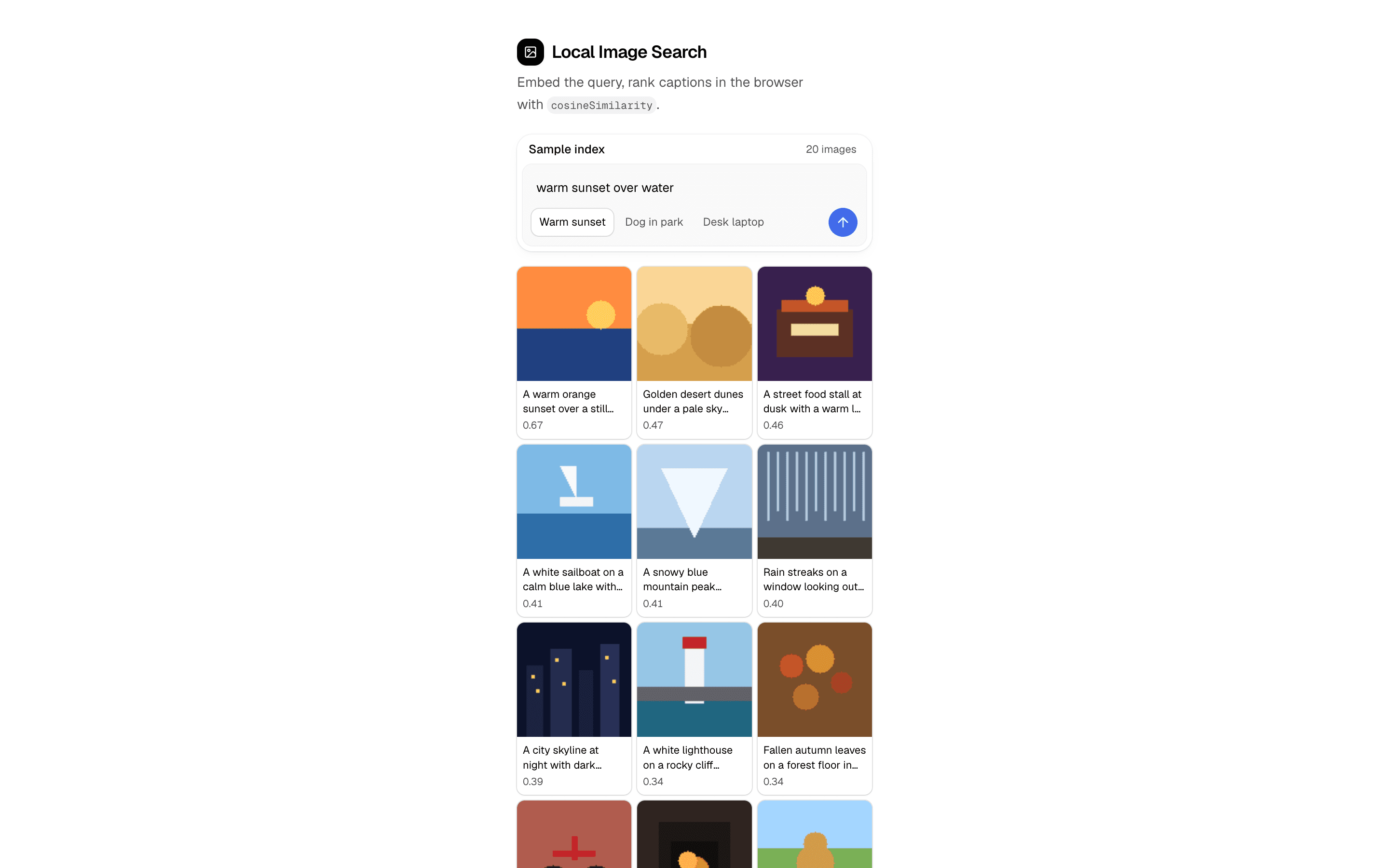 Local Image Search preview