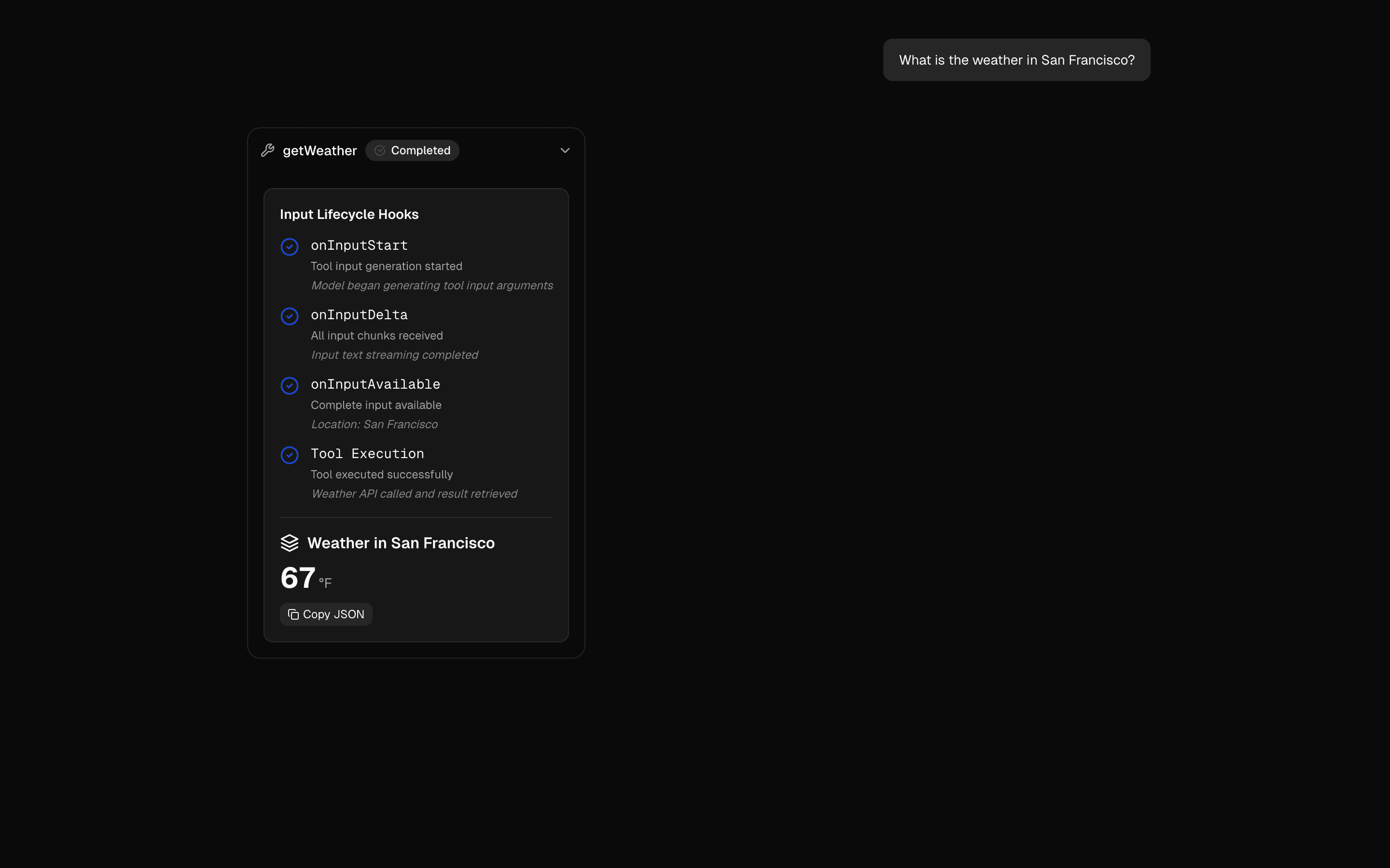 Tool Input Lifecycle Hooks preview