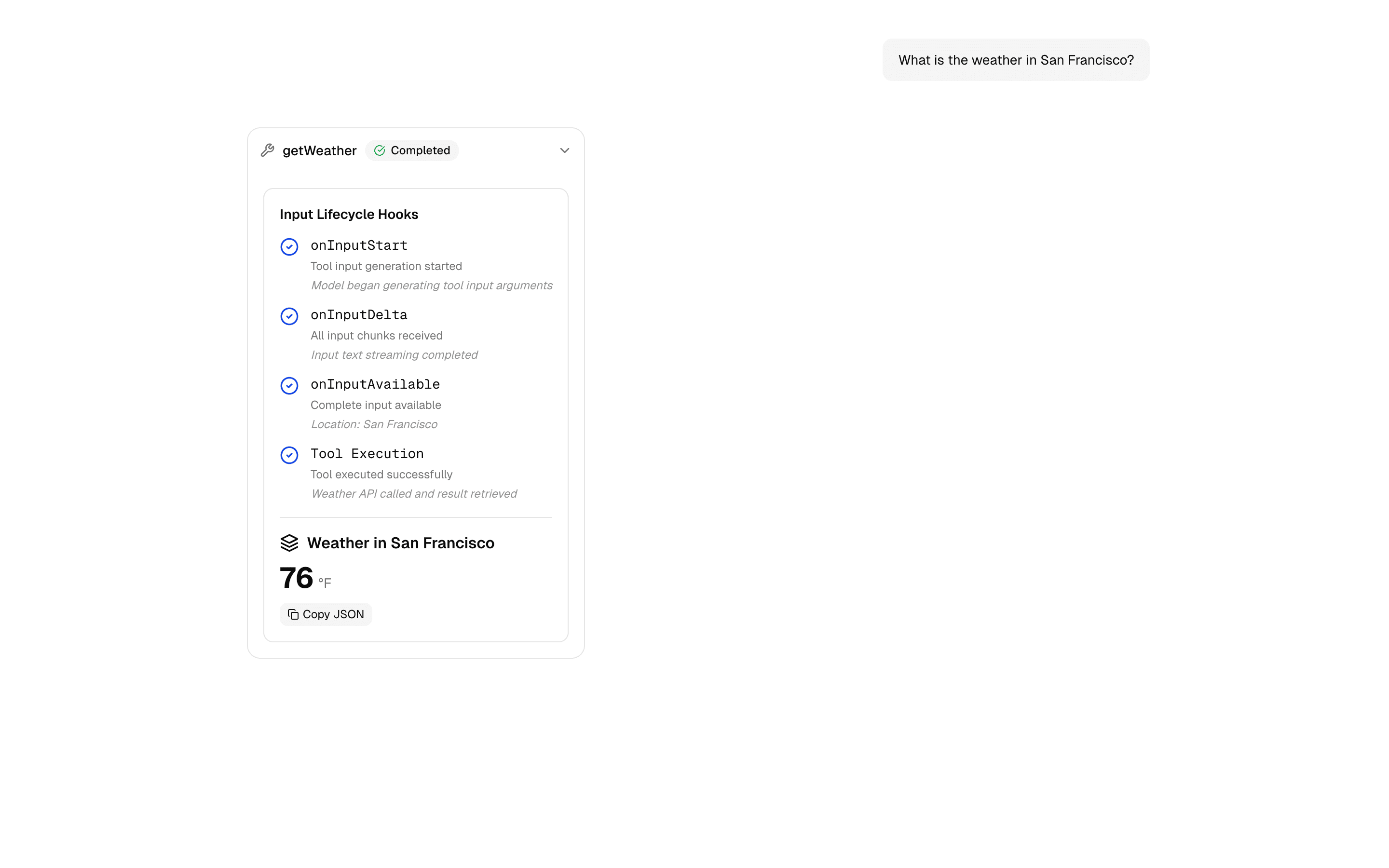 Tool Input Lifecycle Hooks preview