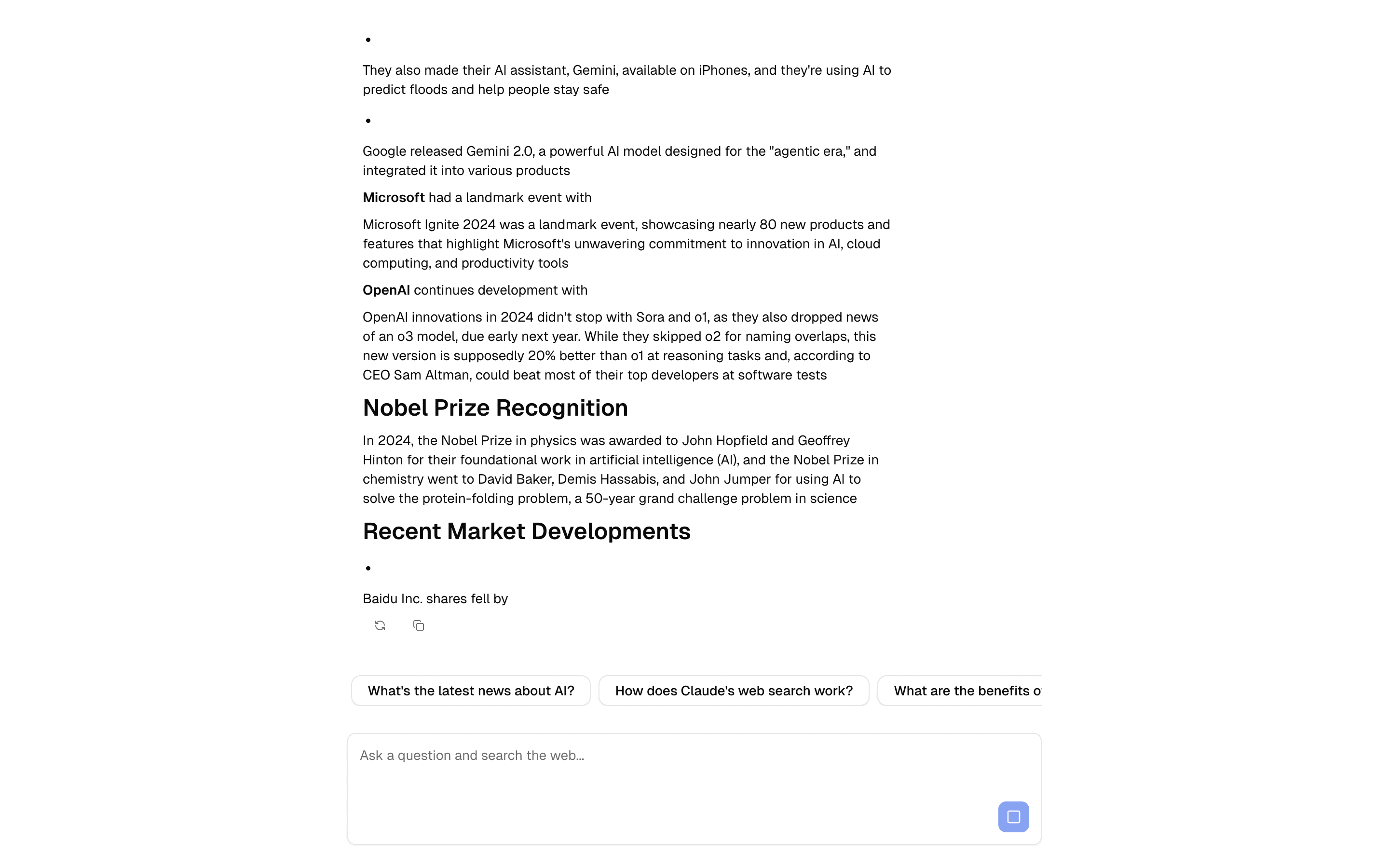 Claude Web Search Tool preview