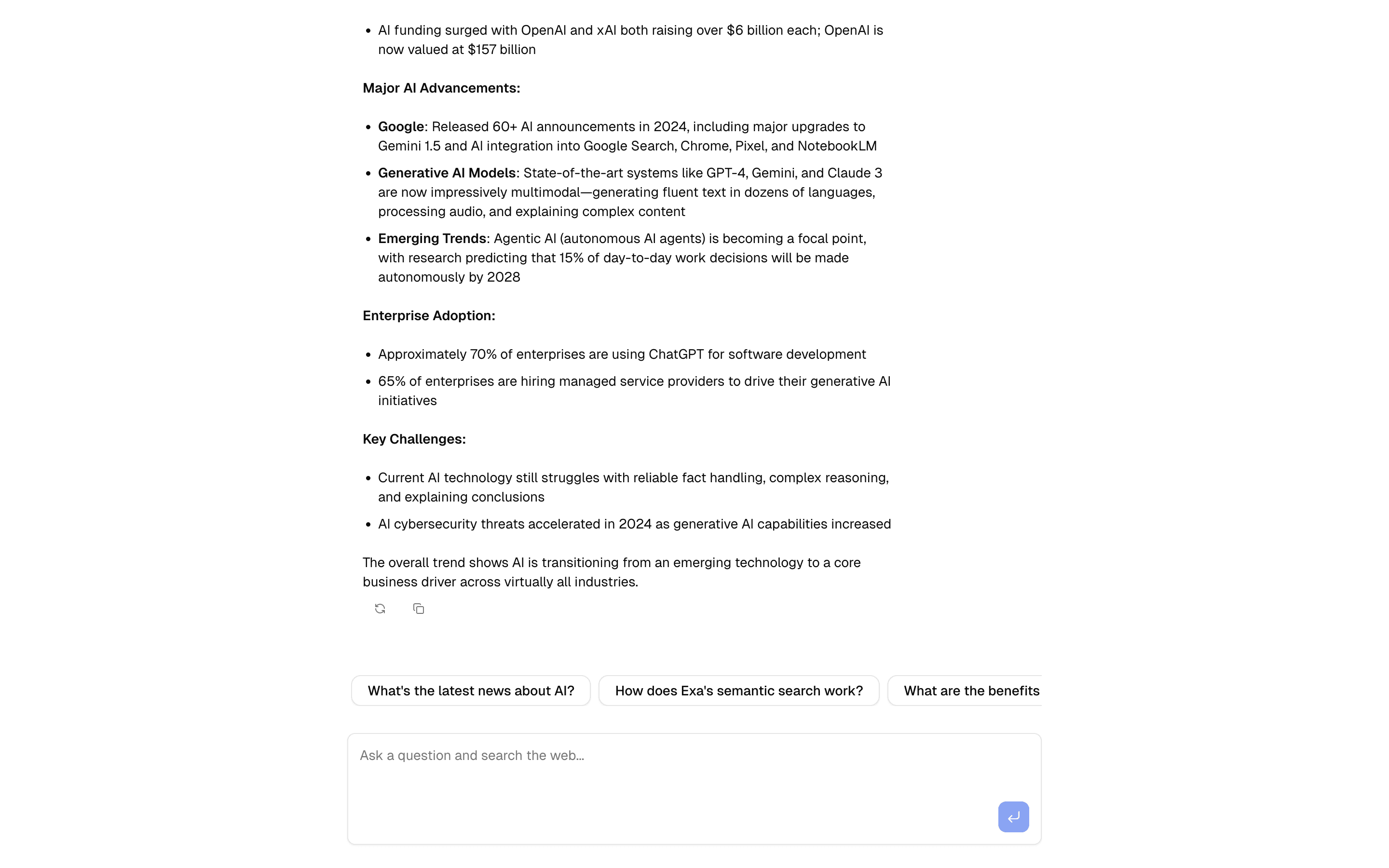 @exalabs webSearch Tool preview