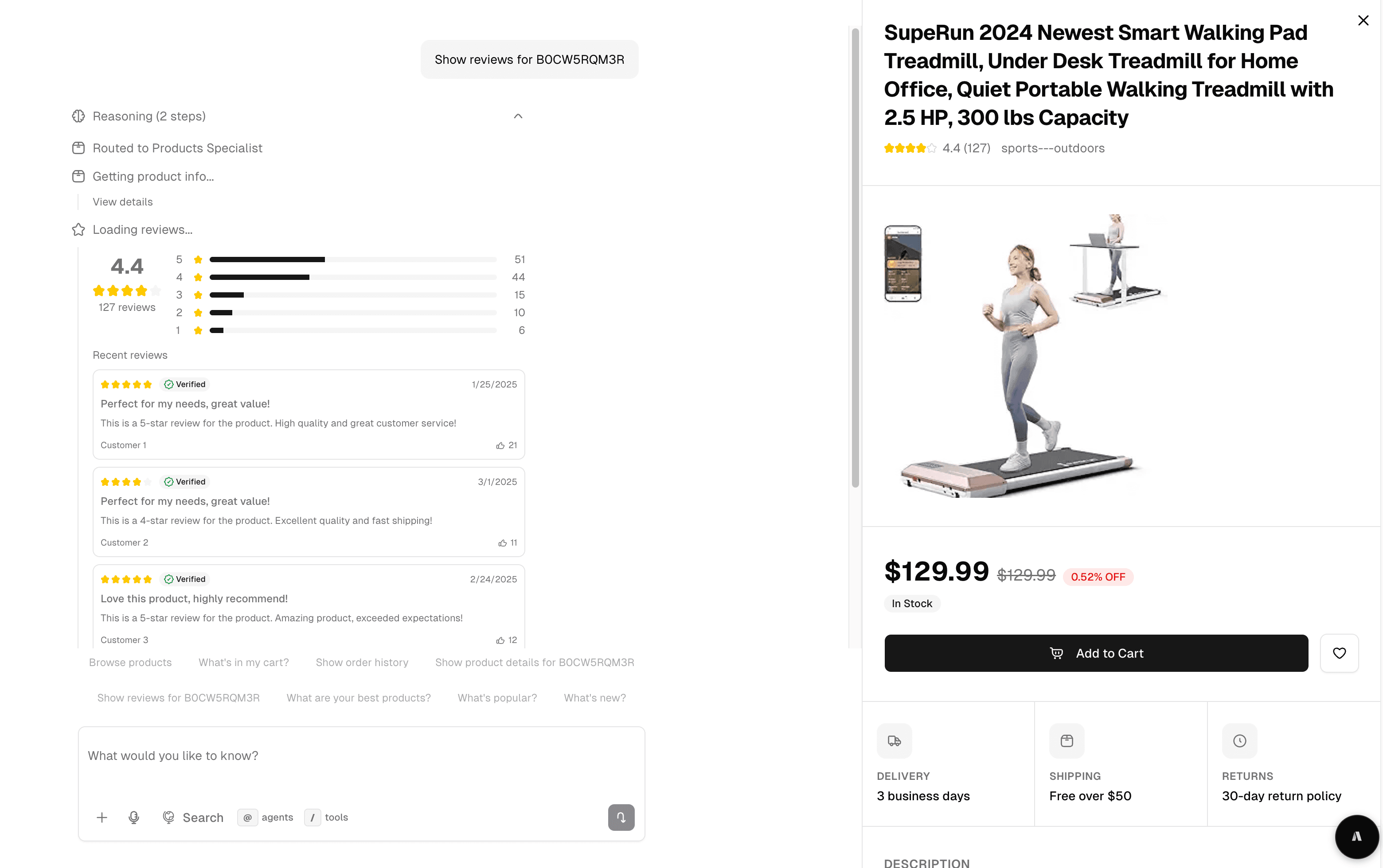 Ecommerce Multi-Agent preview 3