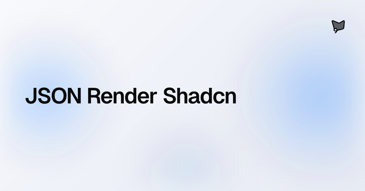JSON Render Shadcn | AI SDK Agents