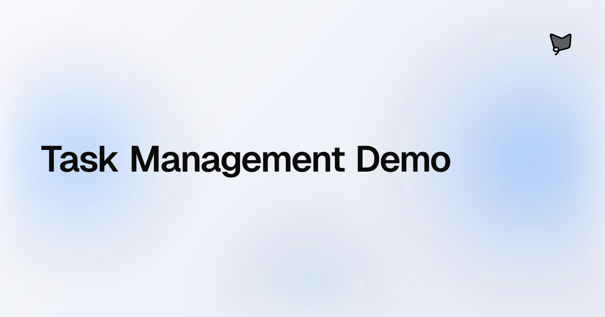 Task Management Demo | AI SDK Agents